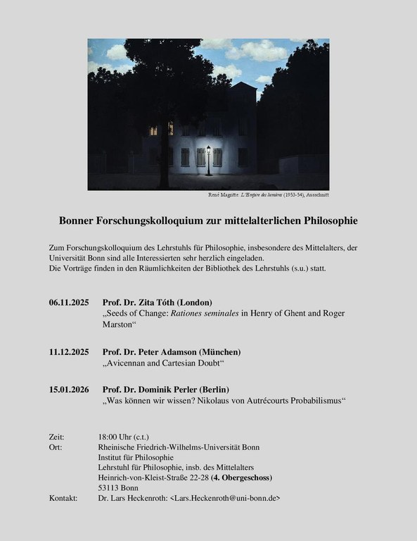 Bonner Forschungskolloquium zur mittelalterlichen Philosophie